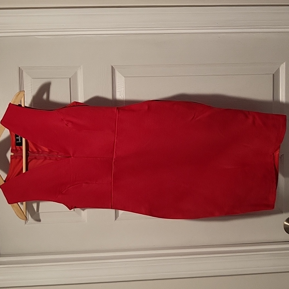 Lulus fitted red dress